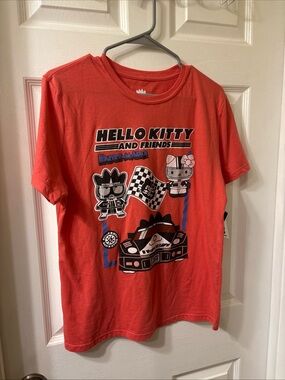 Grayson Threads Kids Big Boys HeBadtz Maru Hello Graphic T-shirt Red Size X-Larg